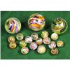 Image 1 : Lot of 18 Swirl Marbles