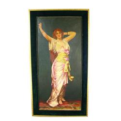 Oil Painting on Canvas Victorian Woman