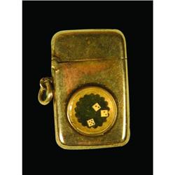 Match Safe w/built in Dice Game