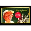 Image 1 : 1950 Coca Cola Cardboard Sign