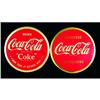 Image 1 : Two Coca Cola Celluloid Buttons