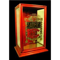 Sauers Extracts Store Display Case