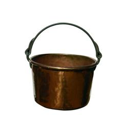 Copper Bucket with Iron Bail