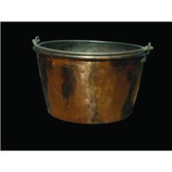 Copper Bucket with Iron Bail