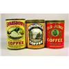 Image 1 : Three Country Store 1 lb. Coffee Tins