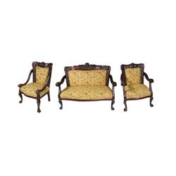 Three Piece Victorian Parlor Set