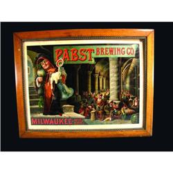 Pabst Brewing Co. Paper Sign