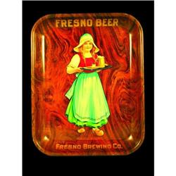 Two California Beer Tin Serving Trays