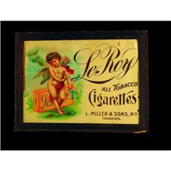 LeRoy Cigarettes Tin Sign