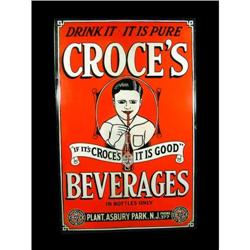 Croces Beverage Porcelain Sign