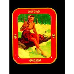 1941 Coca-Cola Tin Serving Tray