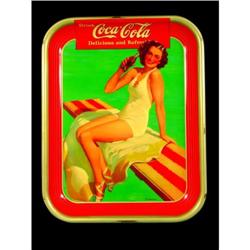 1939 Coca Cola Tin Serving Tray