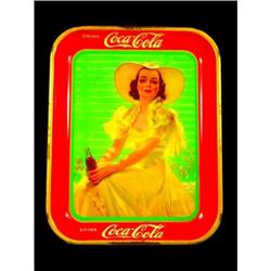 1930 Coca Cola Tin Serving Tray