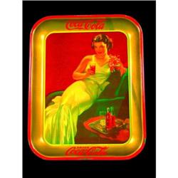 1936 Coca Cola Tin Serving Tray