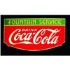 Image 1 : Coca Cola Fountain Service Porc. Sign