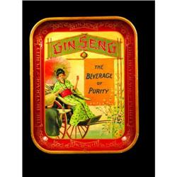 Gin Sing Beverage Tin Serving Tray
