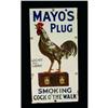 Image 1 : Mayos Plug Smoking Tobacco Porcelain Sign