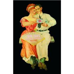 Twin Oaks Tobacco String Hanger Sign