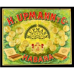 H. Upmanny Cia Habana Cigar Sign