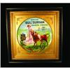Image 1 : Bull Durham Tin Charger in Original Frame