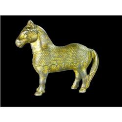 Cast Iron Still Bank, Work Horse Fly Net