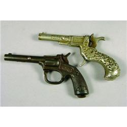 Two Cast Iron Cap Guns