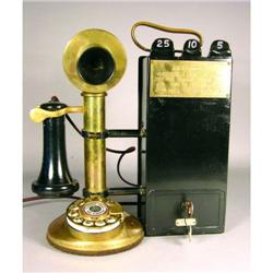 Candle Stick Style Pay Phone