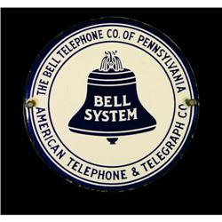 Bell System Porcelain Sign