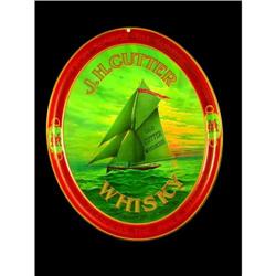 J. H. Cutter Whisky Tin Serving Tray
