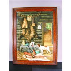 I.W. Harper Whiskey Vitrolite Sign