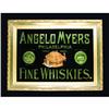 Image 1 : Angelo Myers Fine Whiskies Glass Sign