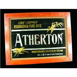 Atherton Fire Copper Bourbon Sign