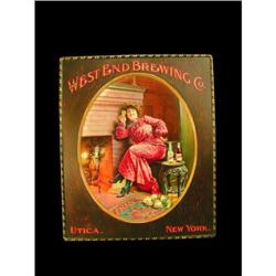 Rare West End Brewing Co. Tin Sign