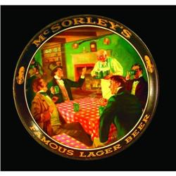 McSorleys Beer Tin Serving Tray