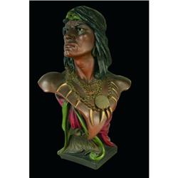 Hiawatha Chalk Cigar Store Bust