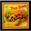 Tobacco Crate Label, Tiger Brand