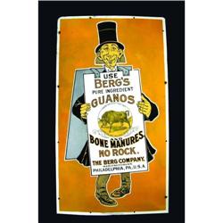 Berges Guanos Bone Manures Porcelain Sign
