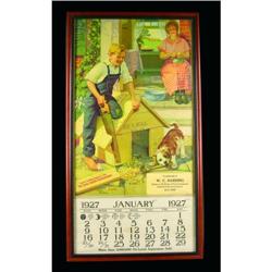 1927 De Laval Cream Separator Calendar