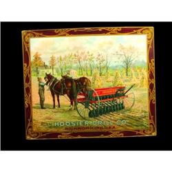 Hoosier Drill Company Celluloid Sign