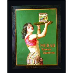 Murad Turkish Cigarettes Paper Sign