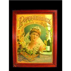 Piper Heidsieck Plug Tobacco Paper Sign