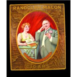 Randolph Macon Cigars Tin Sign