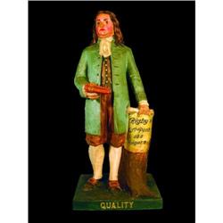 Rigbys W. Penn Cigar Paper Mache figure