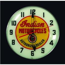 Indian Motorcycle Clock