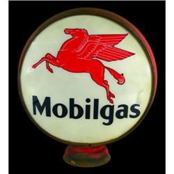 Original Mobilgas Gasoline Pump Globe
