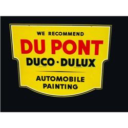 Dupont Automobile Paint Porcelain Sign