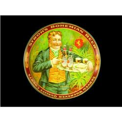 Strohs Bohemian Beer Tin Serving Tray