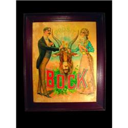 Bock Beer Paper Sign