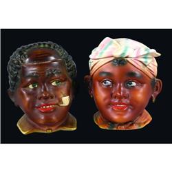 Two Pair of Black Americana Bowls