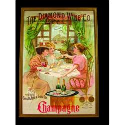 The Diamond Wine Company Paper Sign